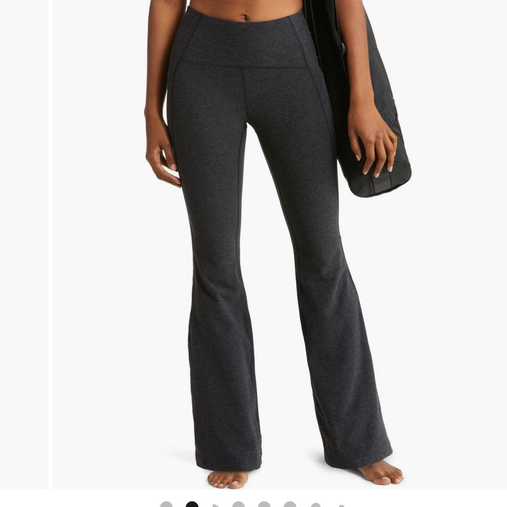 Women's Black Flared Pants - Picture 6 of 11